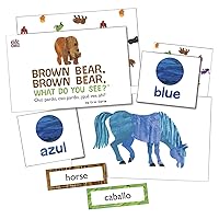 World of Eric Carle Spanish Flash Cards for Ages 3+, Bilingual English and Spanish Flash Cards for Kids with Color word Cards, Preschool and Kindergarten Spanish Flash Cards