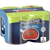 Tomato Basil Soup, Vegetable Classics Canned Soup, Gluten Free Soup, 19oz, Pack of 4