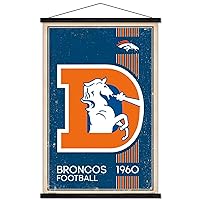Trends International NFL Denver Broncos - Retro Logo 14 Wall Poster, 22.37