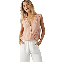 O'NEILL Womens Ashlee Sleeveless Top, Pink Sand