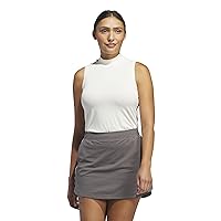adidas Women's Ultimate365 Sleeveless Mock Neck Polo Shirt