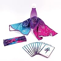 3C4G Celestial Yoga Accessory Set - Yoga Set Includes Kids Water Bottle, Yoga Towel, Yoga Headband & Kids Yoga Cards - Yoga Accessories for Girls Ages 6-8-10-12-14-16 by Make It Real