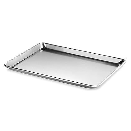 New Star Foodservice 36862 Commercial-Grade 18-Gauge Aluminum Sheet Pan/Bun Pan, 13