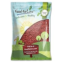 Food to Live Goji Berries, 6 Pounds Sun-Dried, Large and Juicy, Unsweetened, Vegan, Bulk. High in Iron, Vitamins A, and C. Fruit Snack. For Baked Goods, Tea, Smoothie, Yogurt, Oatmeal