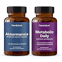 Akkermansia & Metabolic Daily Bundle - Live Probiotic Supplements Strengthen The Gut Lining, Support GLP-1 Production, Supports Metabolism