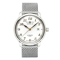Zeppelin Men's Watch XL Analogue Automatic LZ127 Graf 7656M1 Stainless Steel