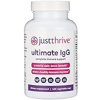 Just Thrive: Ultimate IgG - Complete Gut Health and Immune Support - 1 Month Supply - Immunoglobulin Concentrate for Immunity and Enhanced Digestion Support - No Lactose, Casein or Dairy
