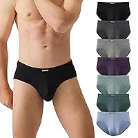 Men's Modal Briefs Underwear 4 Pack Single or Dual Pouch