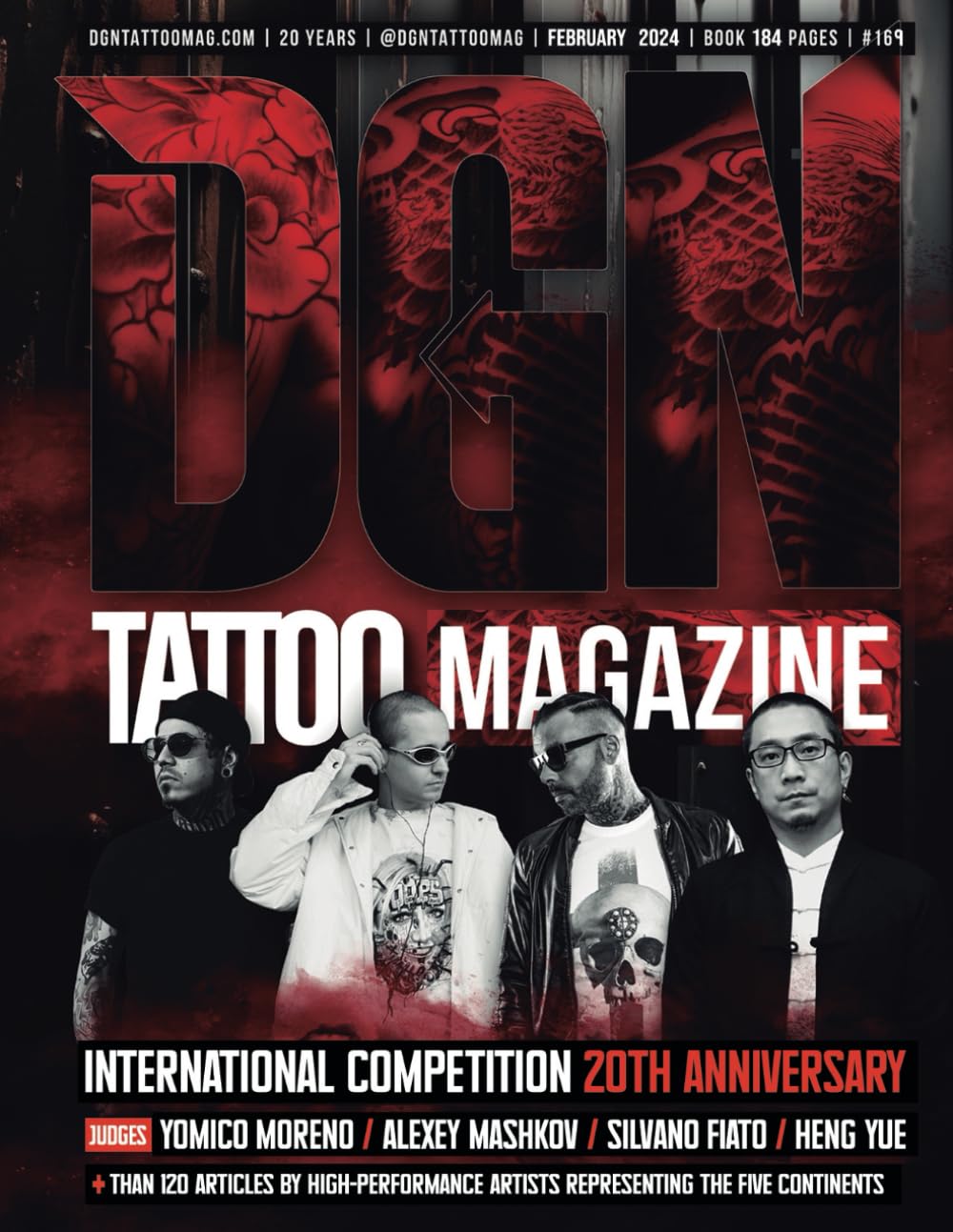 DGN Tattoo Bookazine 20 Years #169 + 100 Finalists Contest International, book of tattoos: more than 1000 tattoo for real, professional and amateur ... that will inspire... for your first tattoo