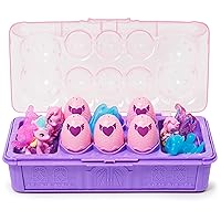 Hatchimals CollEGGtibles, Unicorn Family Carton with Surprise Playset, 10 Characters and 2 Accessories, Kids Toys for Girls Ages 5 and up