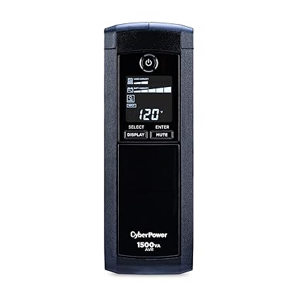 CyberPower CP1500AVRLCD Intelligent LCD UPS System, DISCONTINUED * SEE NEW UPDATED MODEL CP1500AVRLCD3 *