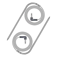 2 Pack Replacement Smart Thermometer Probe for Ninja OG951/OG850 Woodfire Pro XL Outdoor Grill & Smoker, Temperature Probe Accessories Compatible with Ninja OG900 Series and OG850