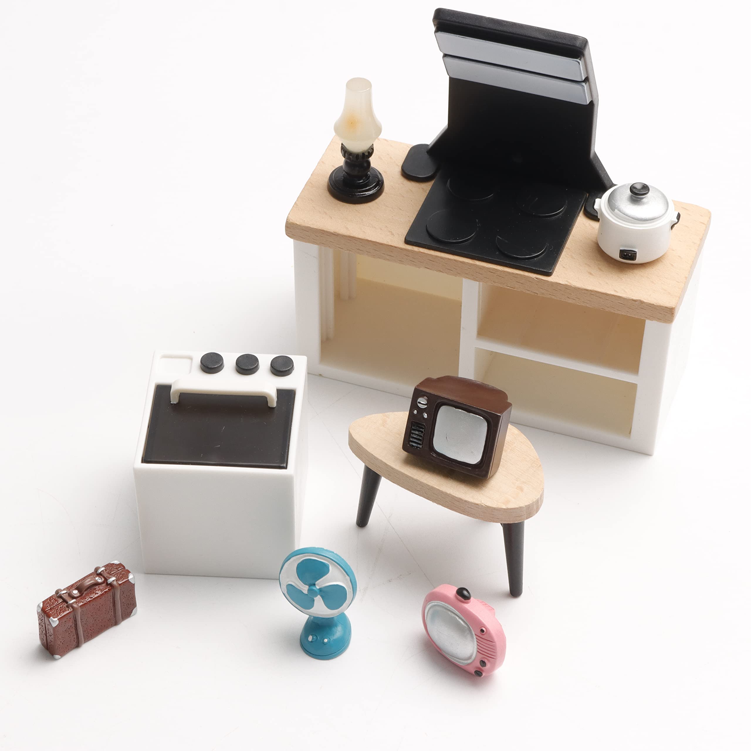 23Pcs Mini Furniture Accessories Decor Miniature Retro Furniture Mini Simulated Furniture Models for Mini House Decor