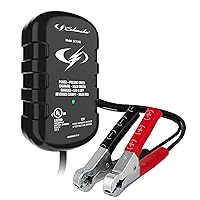 SC1299 Fully Automatic Direct Wall-Plug Battery Maintainer - 800mAh, 12V - For Car, Motorcycle, Lawn Tractor, Power Sport, Marine Batteries