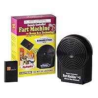 Remote Controlled Fart Machine #2 with Boom Box Technology - 15 Realistic Sounds - Wireless with 100 ft Range