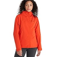 MARMOT Women's Precip ECO Pro Jacket | Classic, Breathable, Water-Resistant, Red Sun, Large