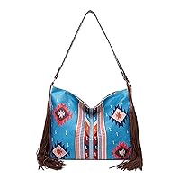 Canvas Tote Bags for Women Handbag Tote Purse with Zipper Ladies Ethnic Travel Tassel Hobo and Shoulder Handbags