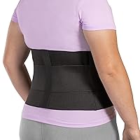 BraceAbility Plus Size Low Back Brace - Compression Lower Back Support Belt for Sciatica, Heavy Lifting at Work, Herniated Disc, Workouts, Sleeping, Lumbar Support, Back Pain in Women and Men (2XL)
