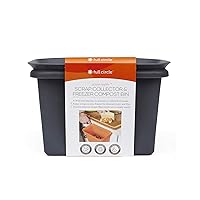 FC11302-S Odor-Free Kitchen and Freezer Compost Bin, Scrap Happy, Slate