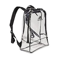 adidas Backpack, Clear/Black, One Size