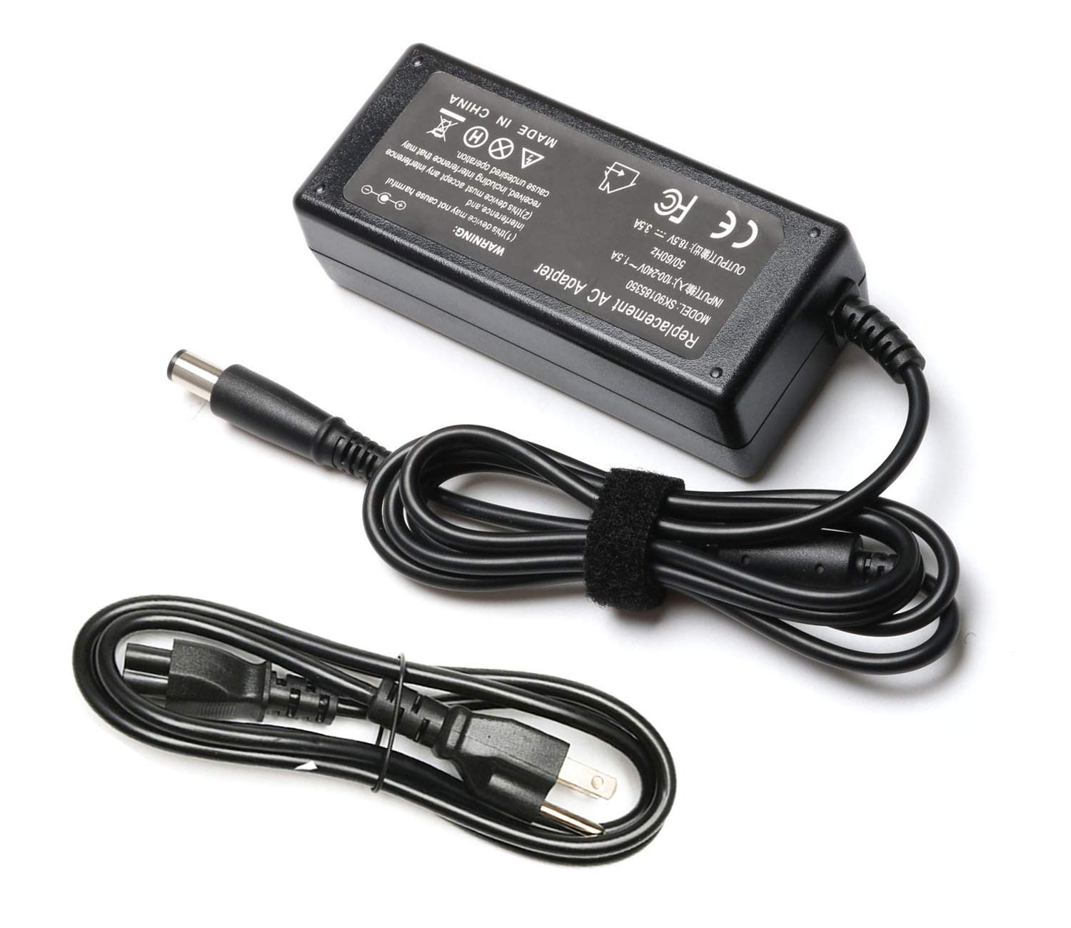 Mua 65W Laptop Charger AC/DC Adapter for HP Pavilion G4 G6 G7 M6 DM4 DV4 DV5  DV6 G60 G61 G72; EliteBook 2540p 2560p 2570p 2730p 2740p Power Supply Cord  trên Amazon Mỹ