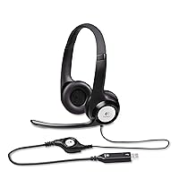 Logitech New h390 USB Headset with noisecanceling Microphone Bulk Packaging, 5.8 Ounce