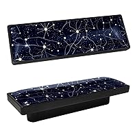 Rectangle Drawer Pulls and Knobs,Handles for Cabinets and Drawers,Closet Door Knobs,4-Pc,Constellation Universe Galaxy