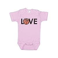Baby Basketball Onesie/Love Basketball/Unisex Bodysuit/Newborn Sports Outfit