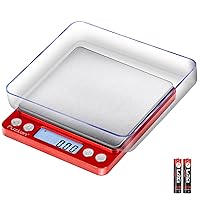 Digital Scale .01 Gram Accuracy, 500g Mini Food Scales for Small Jewelry, Gold, Herb, Spice - Weight Gram and Oz