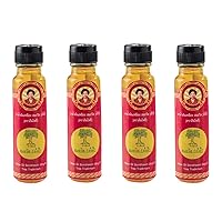 4x Angki Somthawin Hotel Spa Natural Thai Aroma Herb Yellow Oil 24cc Wholesale Price Made of Thailand