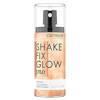 Catrice | Shake Fix Glow Spray | Sets Makeup and Hydrates Skin | Made With Cactus Blossom and Pineapple Extract | Oil Free, Paraben Free, Gluten Free | Vegan & Cruelty Free