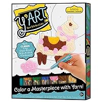 Y'Art Llama — Yarn Works of Art — Mess-Free Artistic Craft Activity — Ages 8+