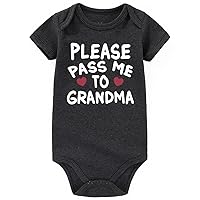 Please Pass Me To Grandma Baby Clothes Loves Me Grandmas Boy I Love Grandma Gifts Baby Bodysuits Baby Romper