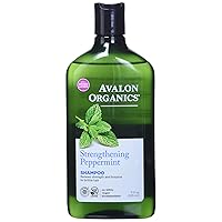 Avalon Organics Shampoo, Strengthening Peppermint, 11 Oz