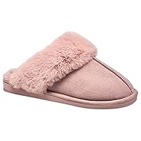 Nine West Scuff Slippers For Women, Extra Soft & Comfortable Winter House Shoes