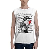 Nick Cave and The Bad Seeds Boy's Tank Top T Shirt Fashion Sleeveless Shirts Summer Exercise Vest White
