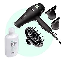 Value Bundle Luxury Lightweight Hydrating Smoothing Cream and Blackbird Ionic Hair Blow Dryer by MINT |Extremely Quiet and Lightweight with 1875 Watts of Salon-Grade Drying Power.