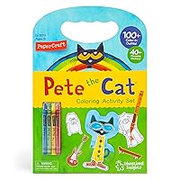 Pete the Cat Papercraft Paper Doll Coloring Set, 100 Outfits, Boys & Girls Ages 3+