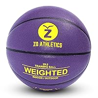 Weighted Basketball - Workout Included on The 3lb Size 7 Heavy Basketball for Training and Dribbling Drills - Basketball Training Equipment for Teen Boys and Girls﻿ Basketballs