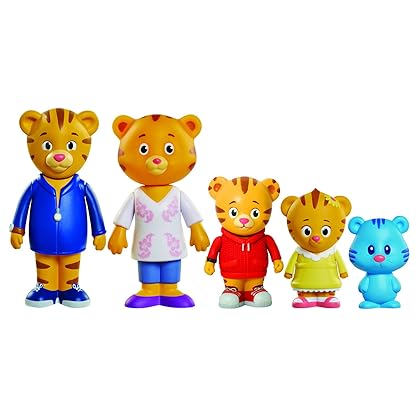 Daniel Tiger's Neighborhood Friends Family Figure (5 Pack)