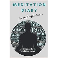 Meditation can give you a sense of calm: Keeping a Meditation Journal (Mediation diary)