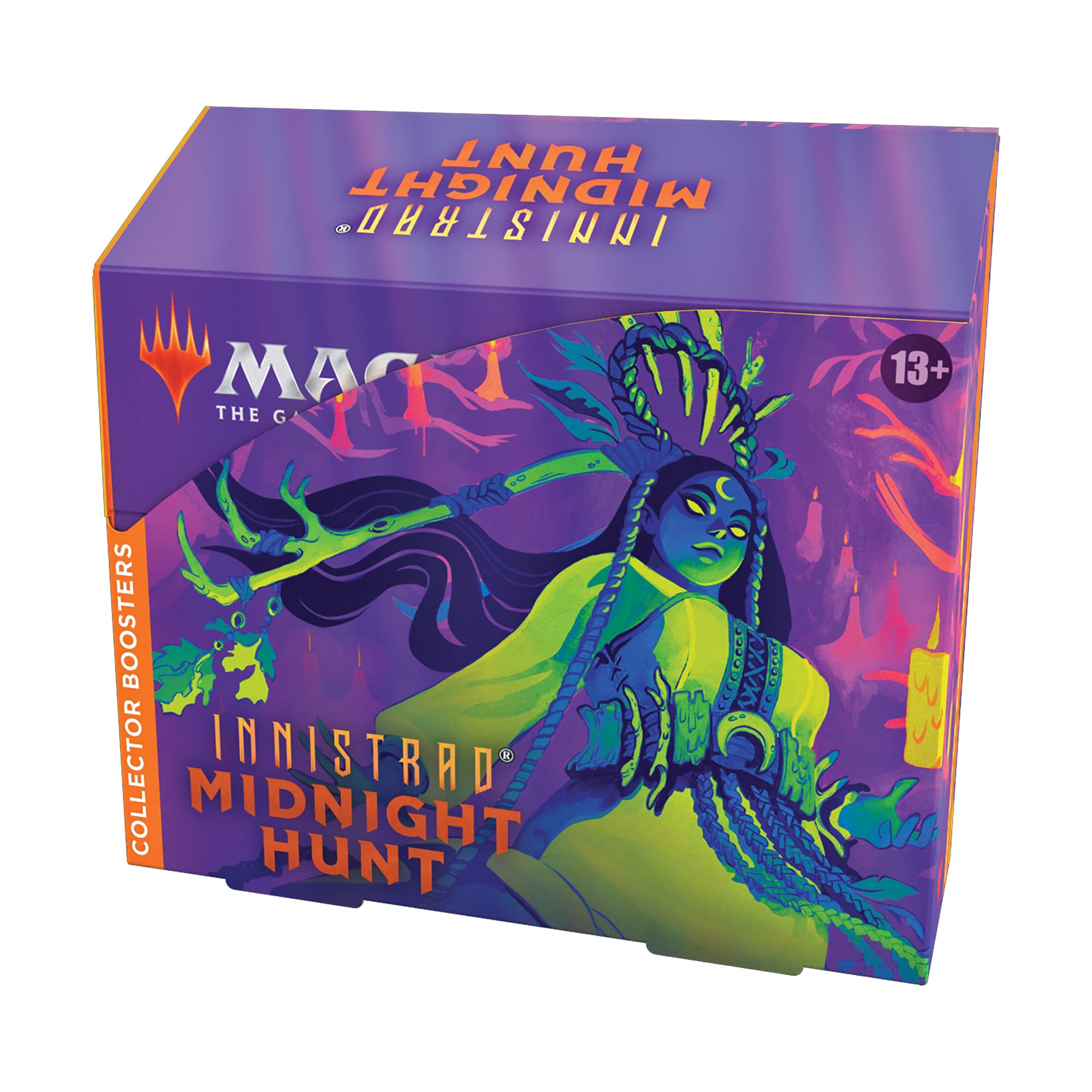 Magic The Gathering Innistrad: Midnight Hunt Collector Booster Box | 12 Packs (180 Magic Cards)