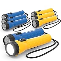 LED Flashlight (8-Pack) Bright Reliable Flashlights for General Purpose, Great for Camping, Car, Emergency Storm Power Outage Handheld Flashlight (Batteries Included)