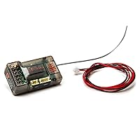 Spektrum SR6100AT 6-Channel DSMR DSM2 Receiver (RC Surface) with AVC and Telemetry: SPMSR6100AT, Black