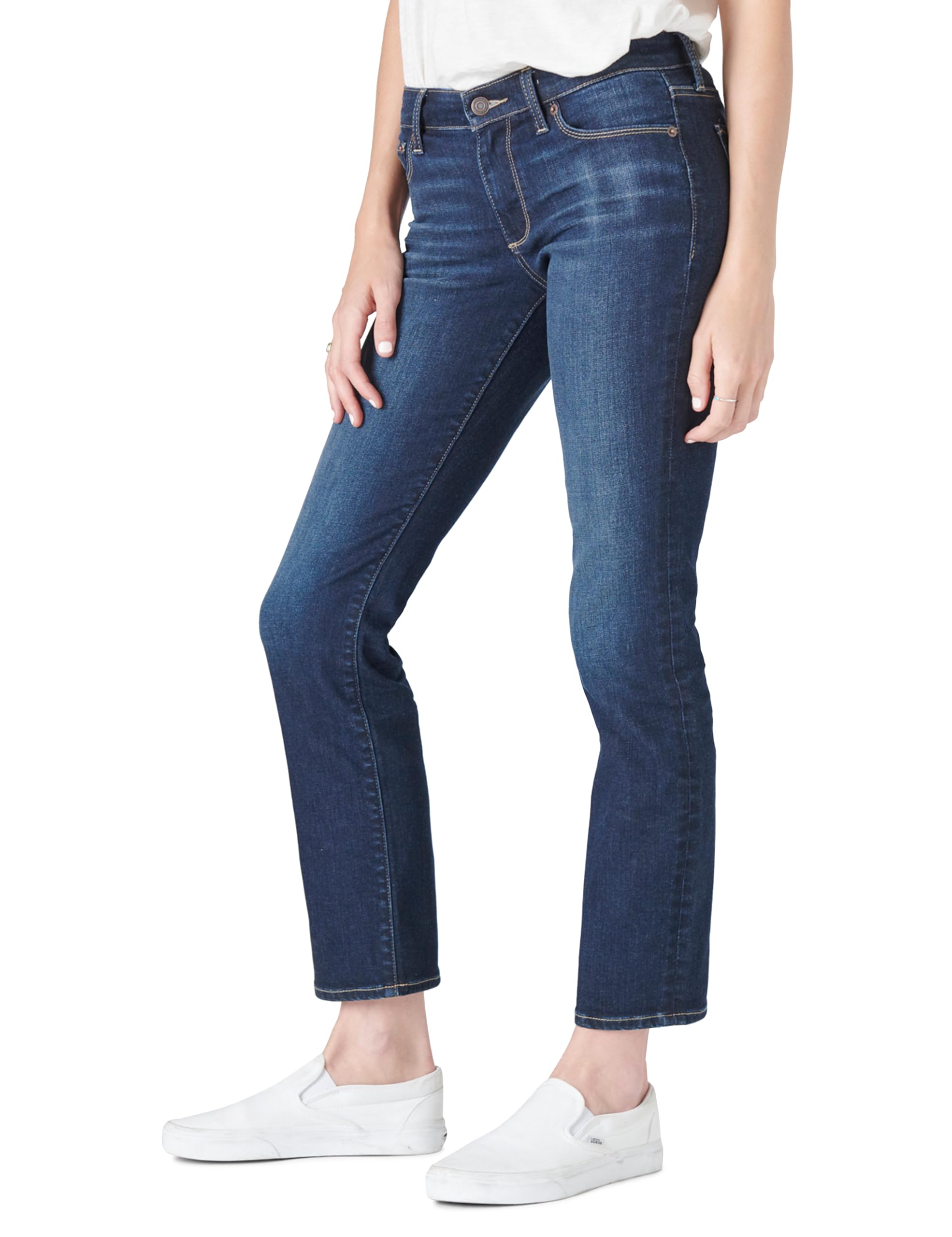 Lucky Brand Women's Mid Rise Sweet Straight Jeans