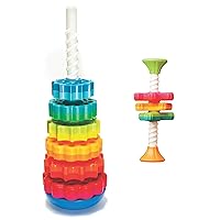 Fat Brain Toys SpinAgain & MiniSpinny Toddler Stacking Toys