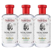 THAYERS Alcohol-Free Cucumber Witch Hazel Toner with Aloe Vera Pack of 3