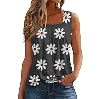 Cropped Tank Top, Women Tank Tops Satin Camisole for Exercise Summer Women Tops Casual Loose Fit Sleeveless Tee Scoop Neck Hollow Out Tank Top Women Camisole Tops Crop Tanks for (2-Black,L)