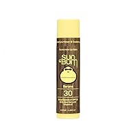 Sun Bum SPF 30 Sunscreen Lip Balm | Vegan and Cruelty Free Broad Spectrum UVA/UVB Lip Care with Aloe and Vitamin E for Moisturized Lips | Banana Flavor | 0.15 oz