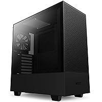 H5 Flow - CC-H51FB-01 - ATX Mid Tower PC Gaming Case - Front I/O USB Type-C Port - Quick-Release Tempered Glass Side Panel - Black